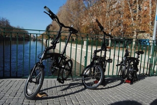 Bicis sobre el Manzanares